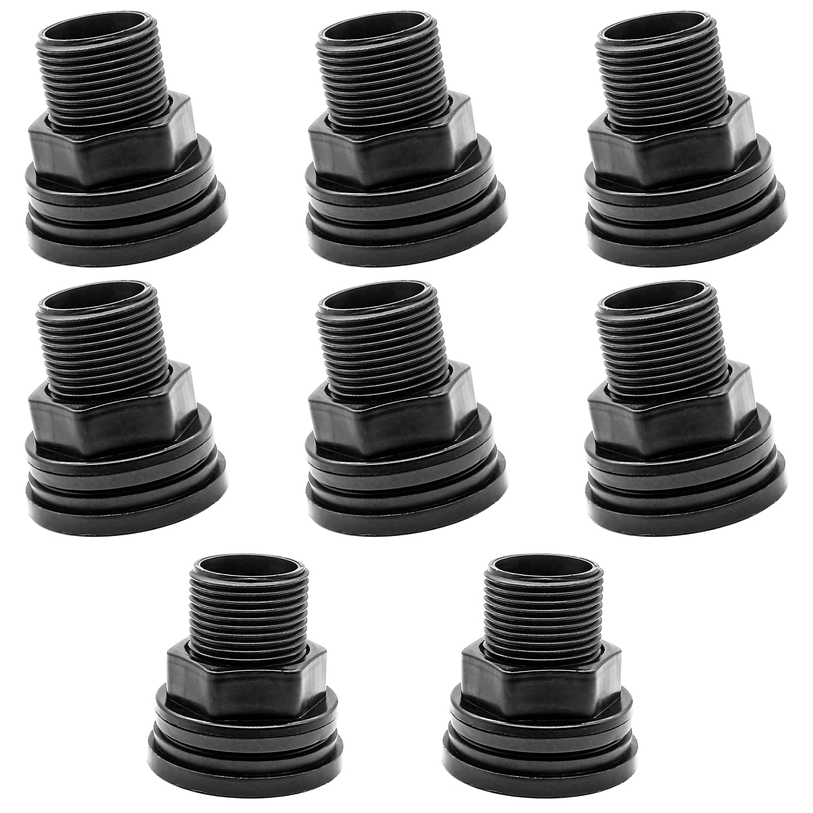 Snapklik.com : PHITUODA Bulkhead Fitting 3/4 Inch Male 1/2 Inch Female ...