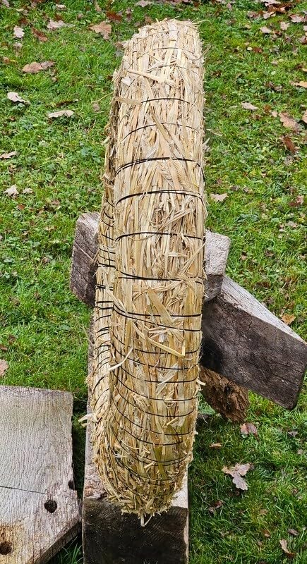 Strohkranz Ø 80 cm – Strohring/Rohling Kranz Natur, Stabiler Kranz aus Naturmaterial, ideal zum Verarbeiten, Umwickeln und Schmücken