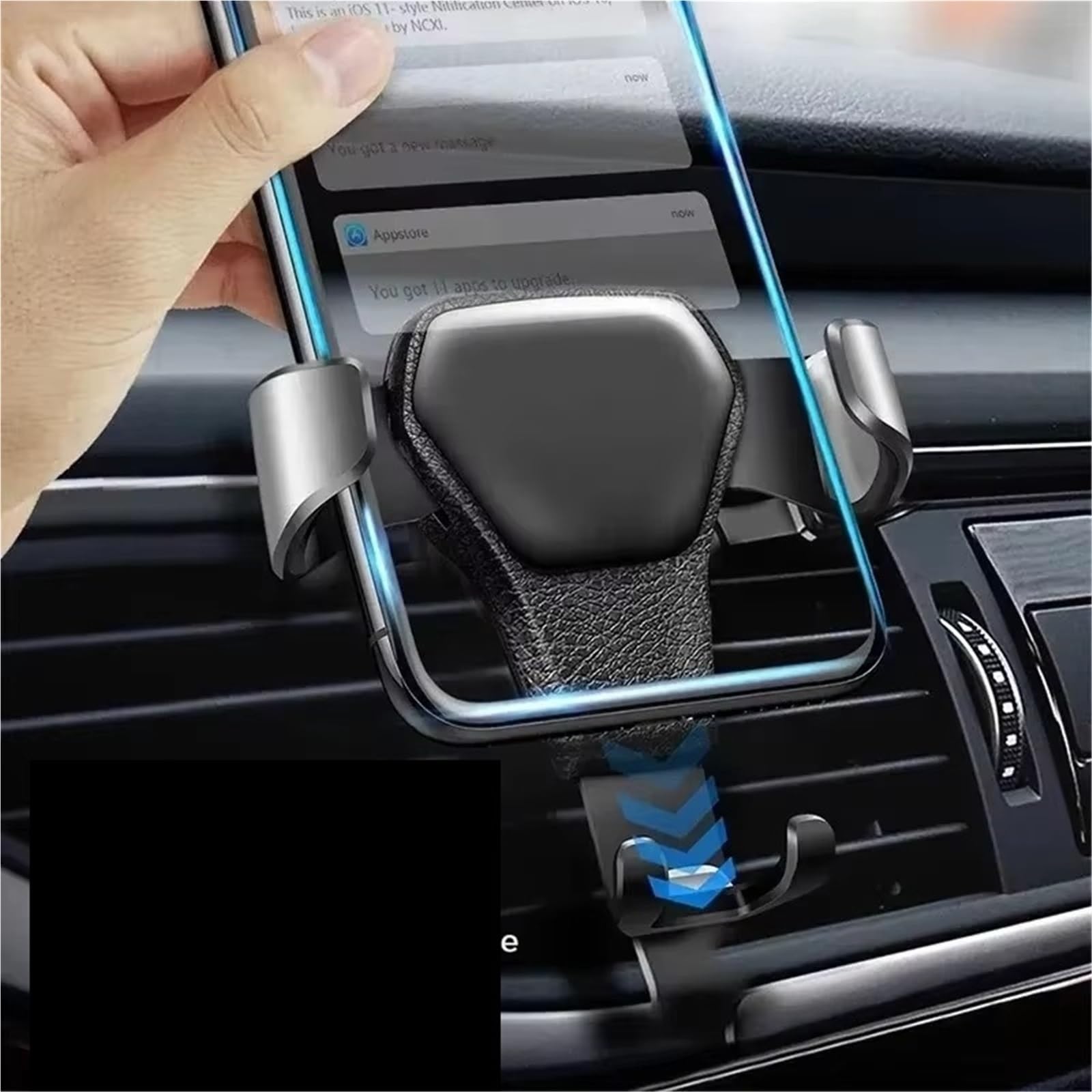 para Xiaomi Universal Gravity Holder Air Vent Clip Mount Soporte Celda Móvil Smartphone GPS Soporte Bloqueo Automático Automóvil Soporte Móvil Coche