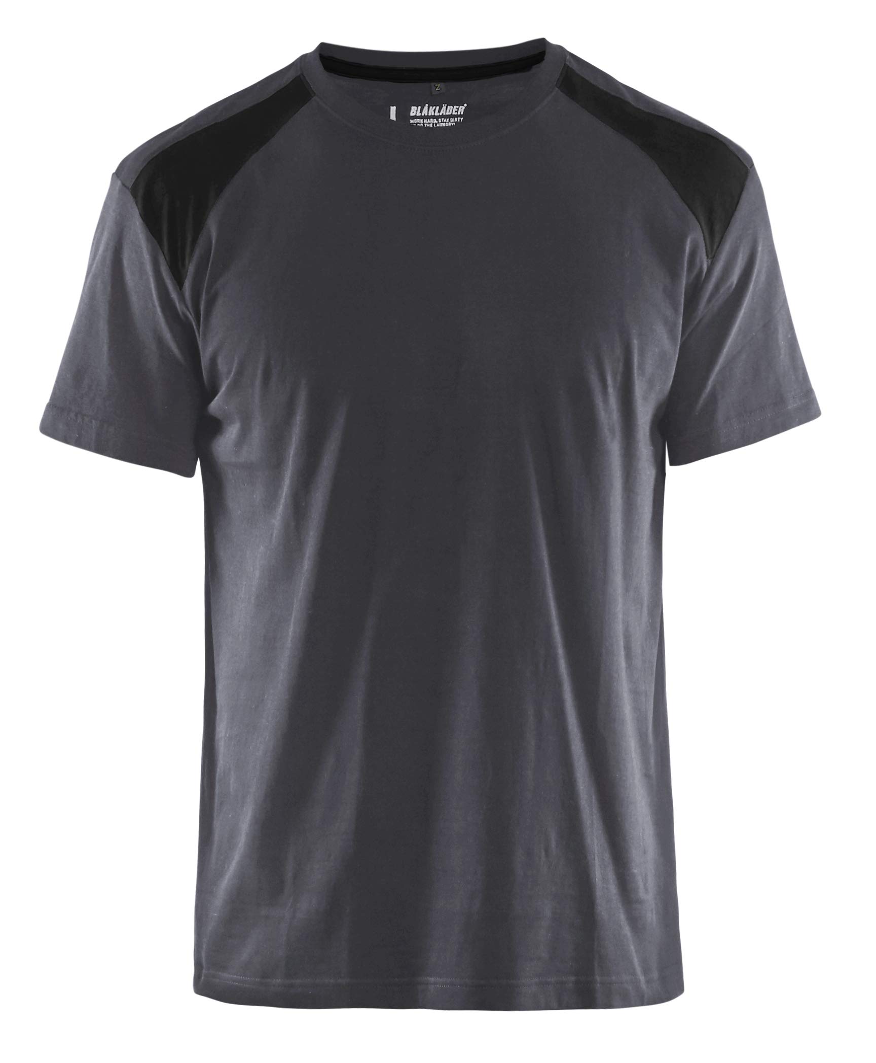 BLÅKLÄDER T-Shirt Two-Tone Men XXXL Mid Grey/Black