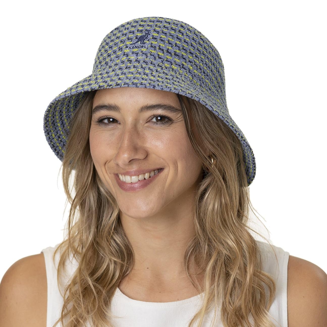 Kangol Kapelusz Tekstylny Maze Zakard Bucket - na lato przeciwsloneczny wiosna-lato