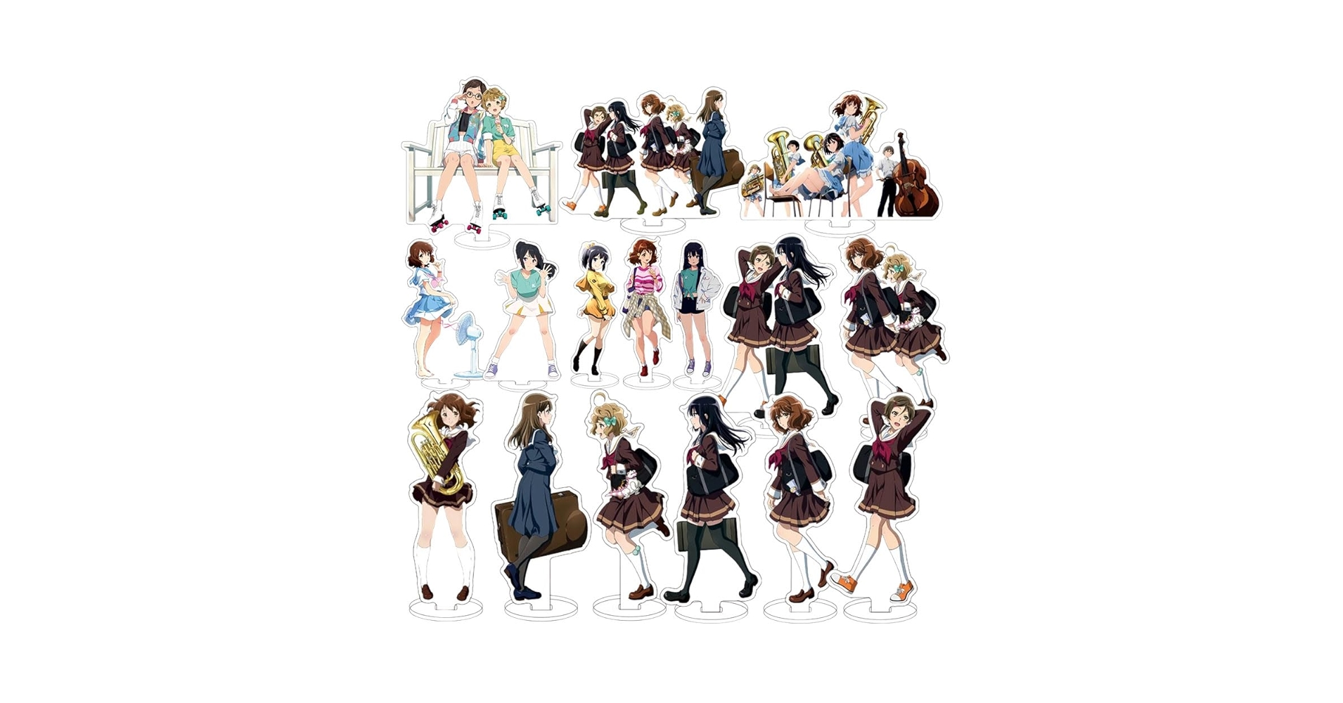 【新品】響け！5周年記念　ミニアクリルスタンド　夏紀&優子 新品】響け！5周年記念 ミニアクリルスタンド 夏紀&優子