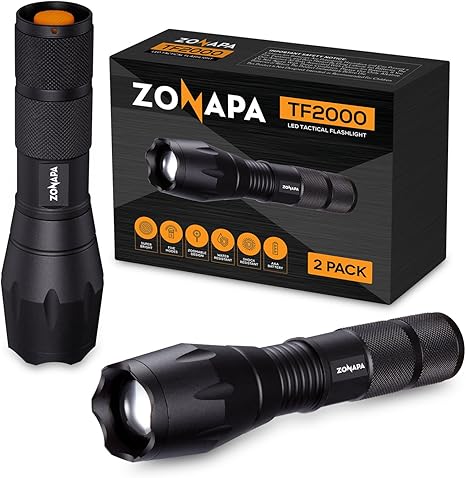ZONAPA Flashlight Ultra Bright Emergency Waterproof Photo