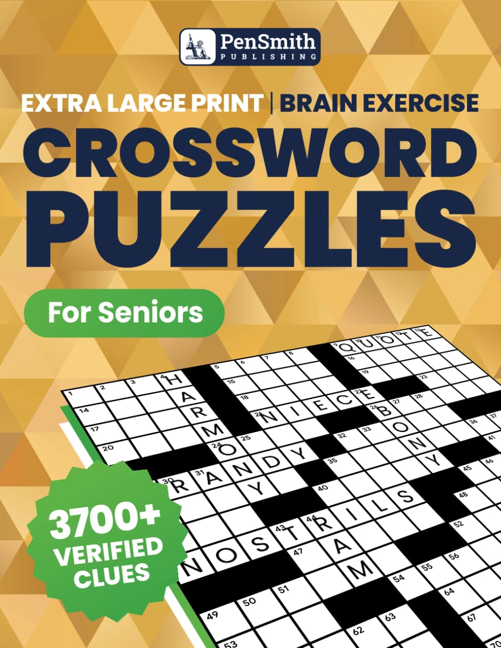 Crossword Puzzle Book for Seniors Brain Exercise for a Healthy Mind