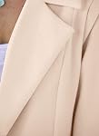 PRETTYGARDEN Women's Fall Long Blazer Jackets Long Sleeve Lapel Pockets Loose Fit Work Casual Blazers Outerwear