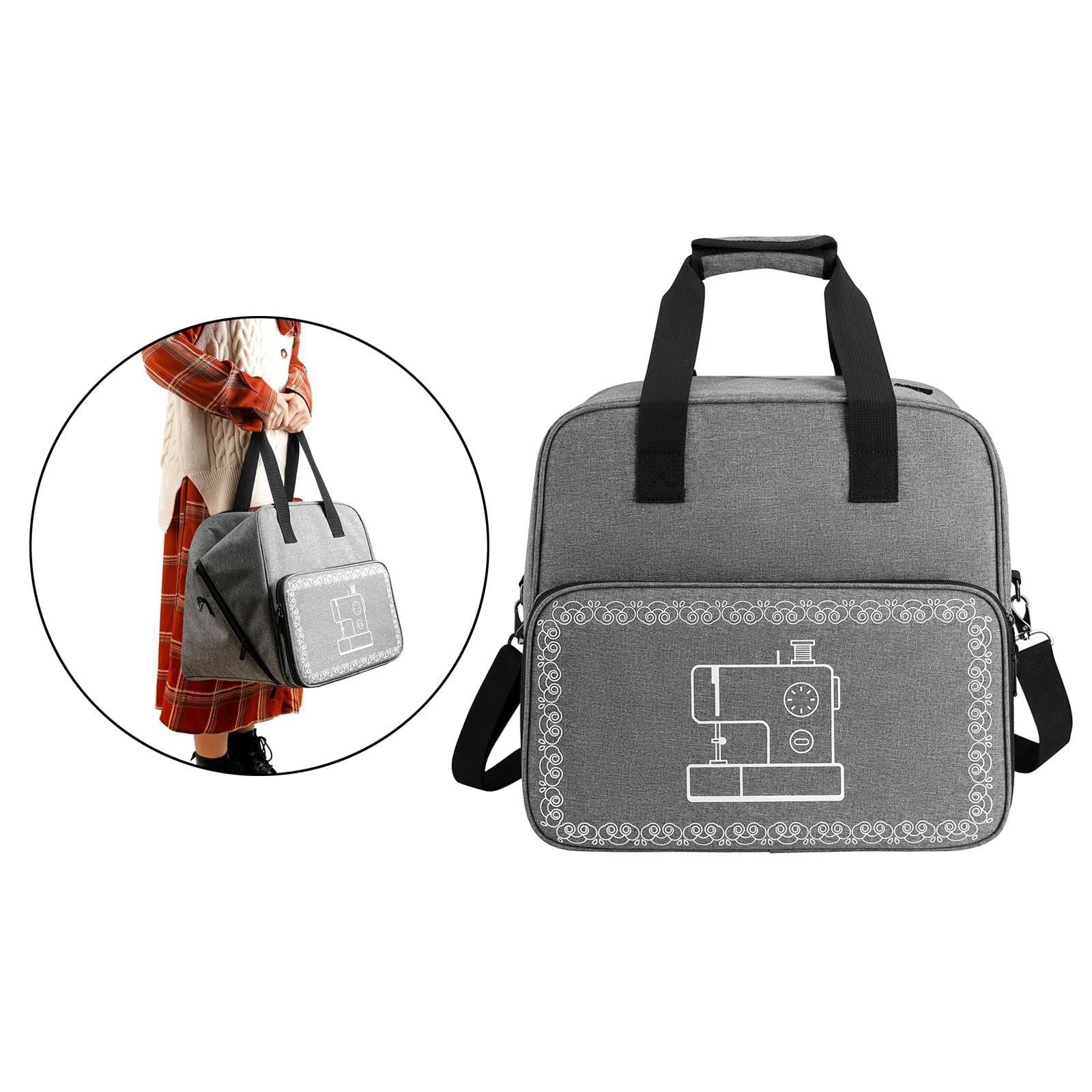 Bolsa para Máquina De Coser Bolsa for máquina de Coser Universal Overlock Bolsa Mano Almacenamiento Viaje Funda Transporte portátil