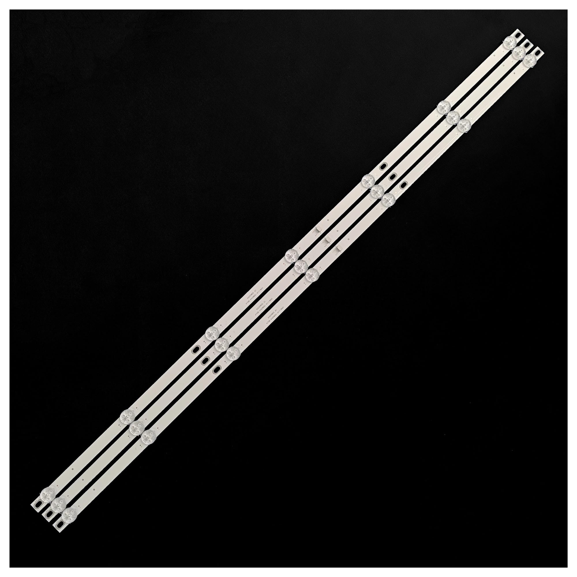 HYKPSTYJY LED Backlight Strip for 42'' VOB 42DSQ-GB K420WDG A1 K420WD6 4708-K42WDG-A1113N01 Atvio 42gs-fatsc Hkp42sm2 BS42F2242NEB(3pcs for 1tv)