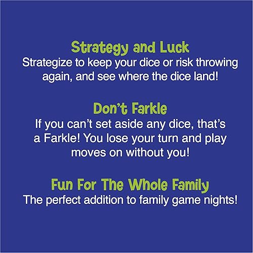 Miniatura 5 de Juego de dados Farkle  Taza de dados premium exclusiva  Noche de juegos familiares  Fácil de agitar y golpear  para mayores de 8 años