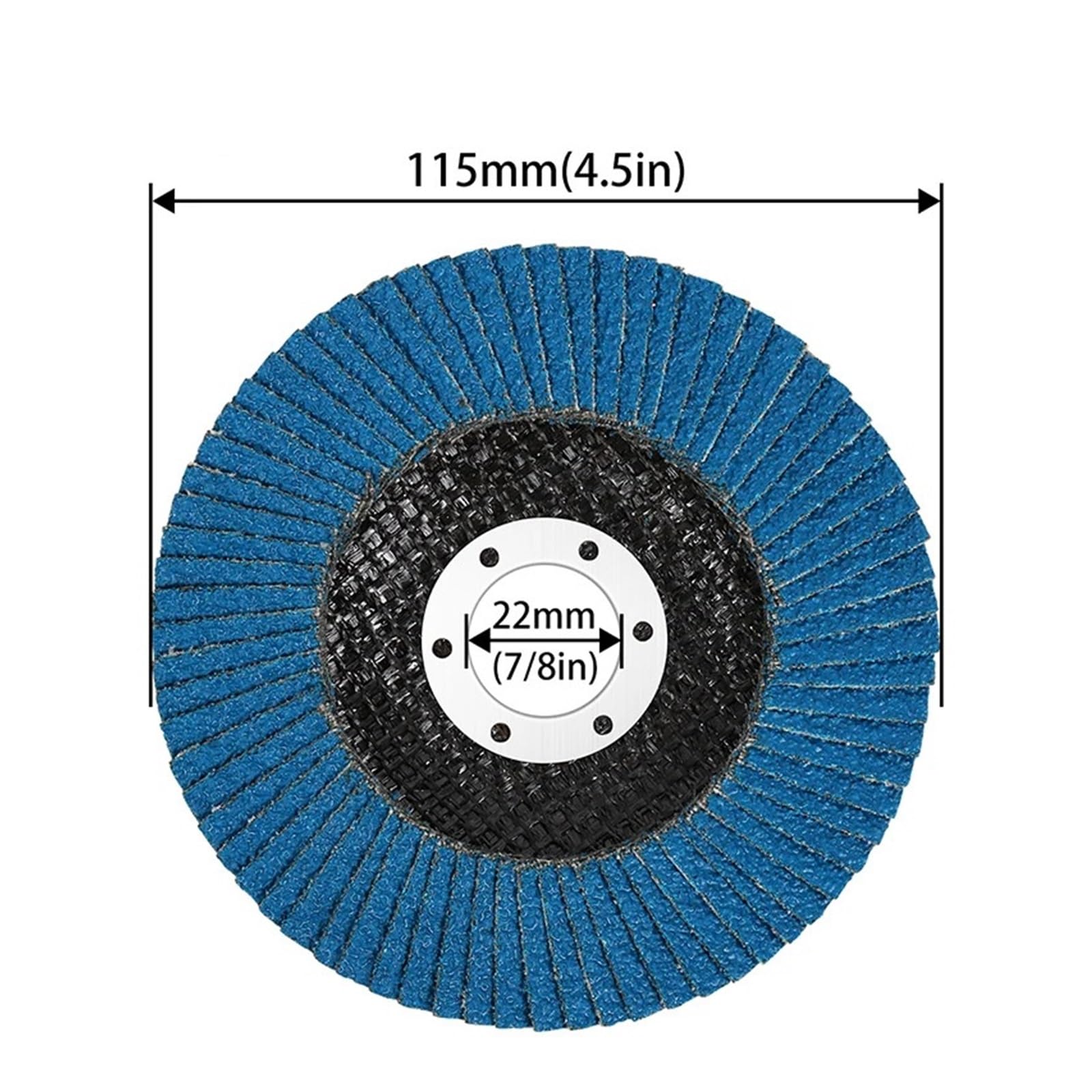 Tarcze listkowe 115 mm/4,5 cala tarcze szlifierskie ściernice narzędzie ścierne do szlifierki kątowej 40/60/80/120Grit 5/10 szt. (5 szt. 120 ziarnistości)