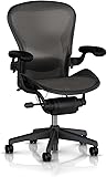 Herman Miller Classic Aeron Chair - Fully Adjustable, C size, Adjustable Lumbar, Carpet Casters