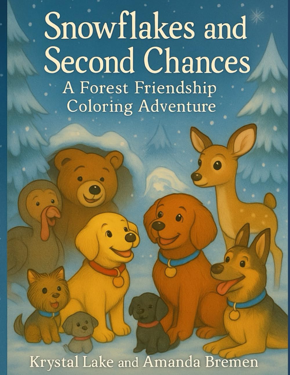 Snowflakes and Second Chances: A Forest of Friendship Coloring Adventure (Ella and Riley Explore the Outdoors)