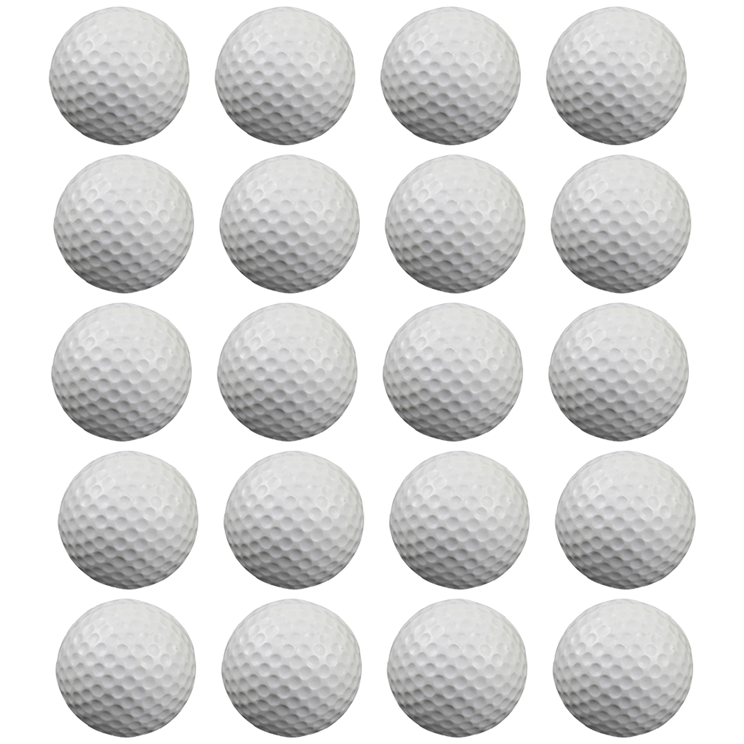 Scott Edward Air Golf Practice Balls, 20/40/50 Pieces, Lightweight Foam Ball, Realistic Bright Color, Golf Training Indoor and Outdoor, for Backyard Hitting Mat, Soft