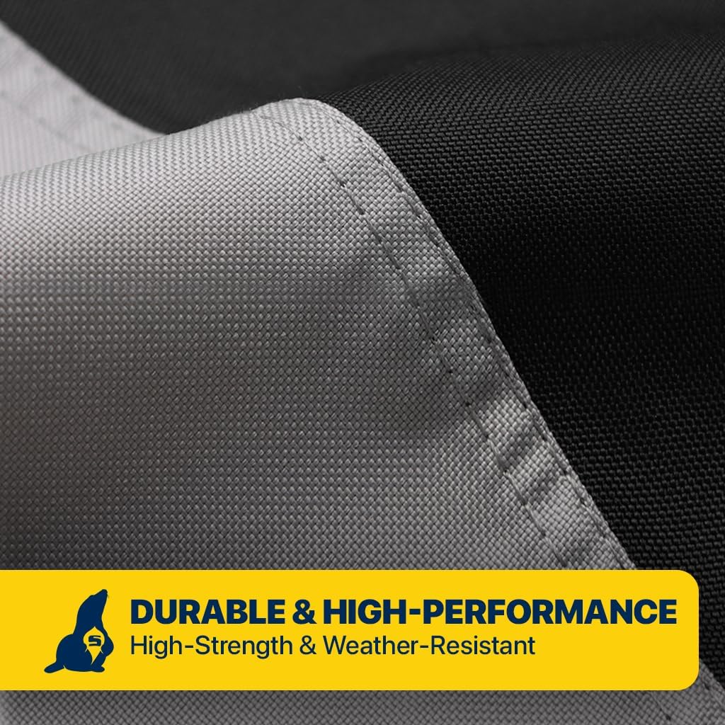 Seal Skin Covers Heavy-Duty Snowmobile Cover, Duarble Fabric, Waterproof & UV-Resistant, Trailerable Design with Secure Straps & Breathable Vents - Fits Polaris, Ski-Doo, Yamaha, Up to 115" Long