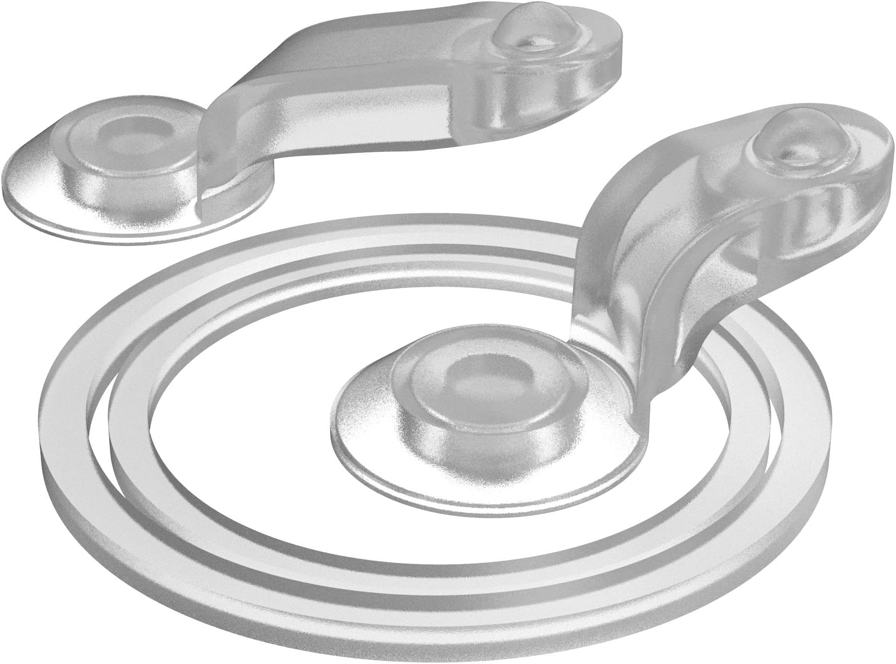 Ion8 Leak Proof Replacement Water Bottle Seals 2.0 Lid, Silicone, Transparent