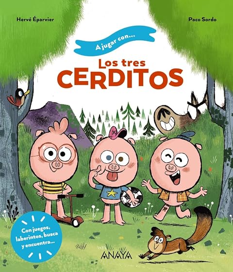 A jugar con los tres cerditos