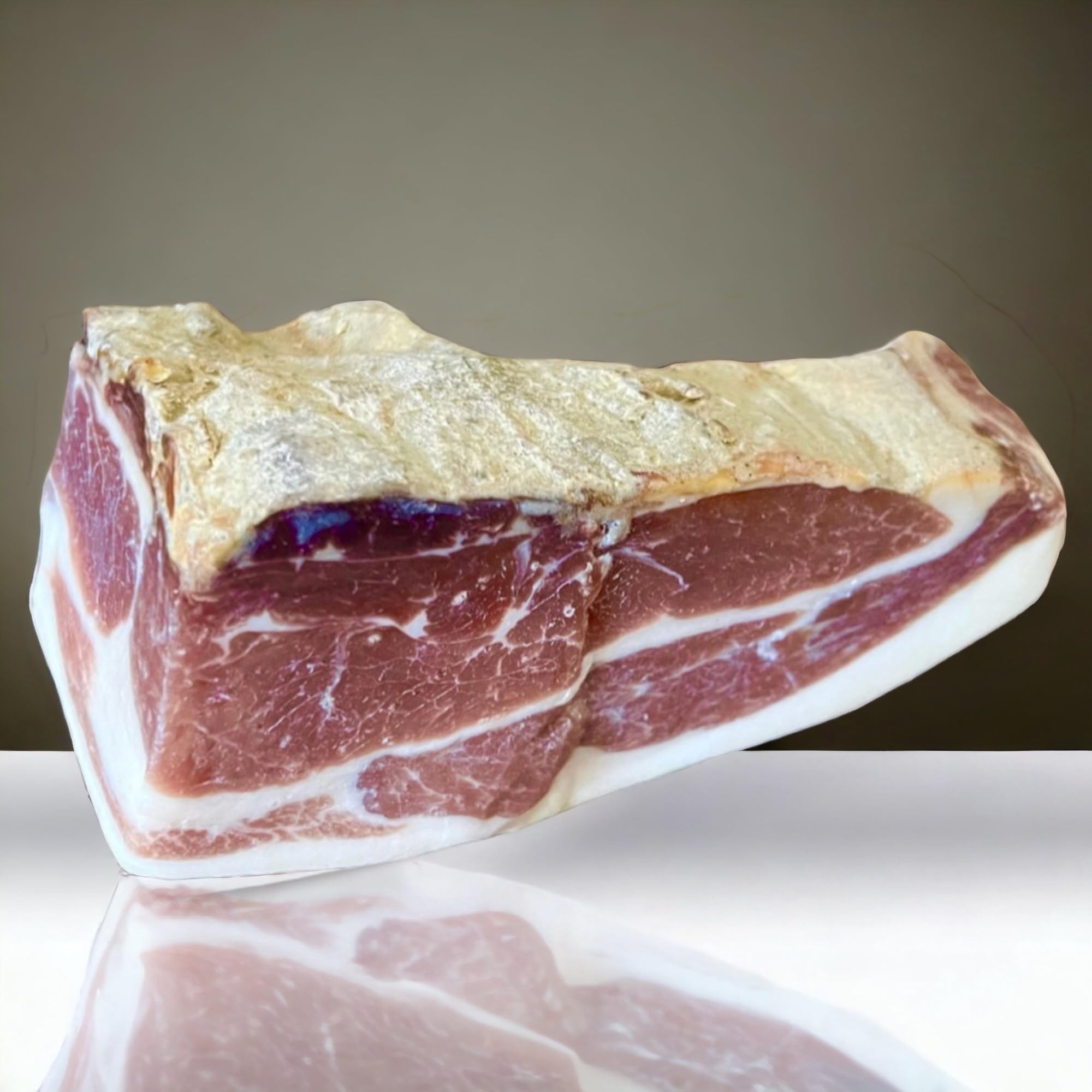 Prosciutto crudo rustico luftgetrockneter gereifter Rohschinken aus Kalabrien 18-24 Monate gereift (1Kg)