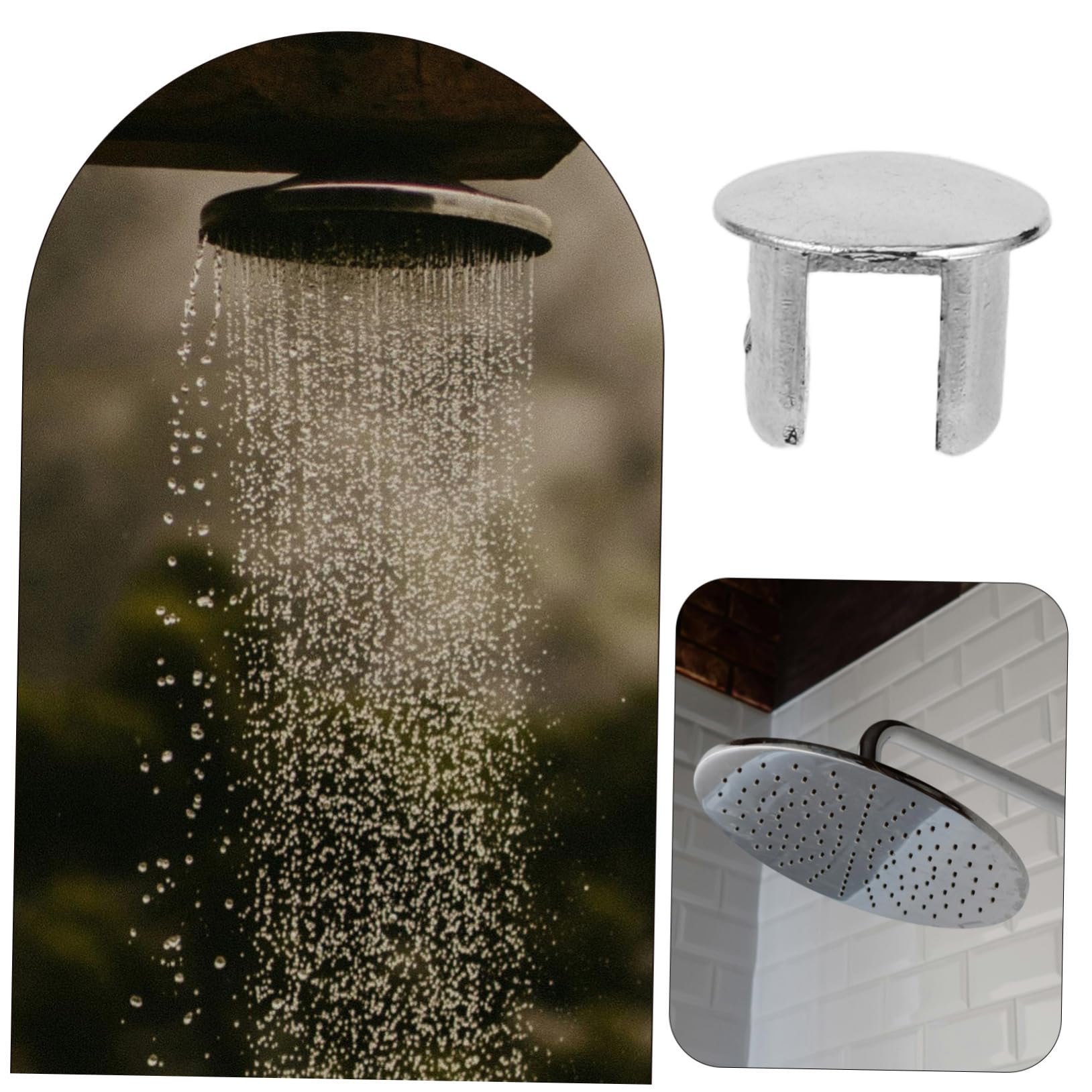 SHINEOFI 10pezzi Tappo Decorativo Per Interruttore Deviatore Doccia Copertura Manopola in Plastica Tappo Per Maniglia Doccia Per Uso Elegante e Compatto