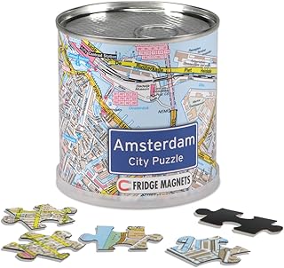 Amsterdam city puzzel magnetisch