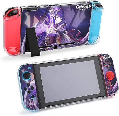 Amazon Co Jp 原神 Switch カバー ケース 分体式 スイッチ専用収納 薄型 Pc製 ケース 収納ポーチ 全面保護型 耐衝撃 分解簡単 人気 アニメ キャラクター ゲーム