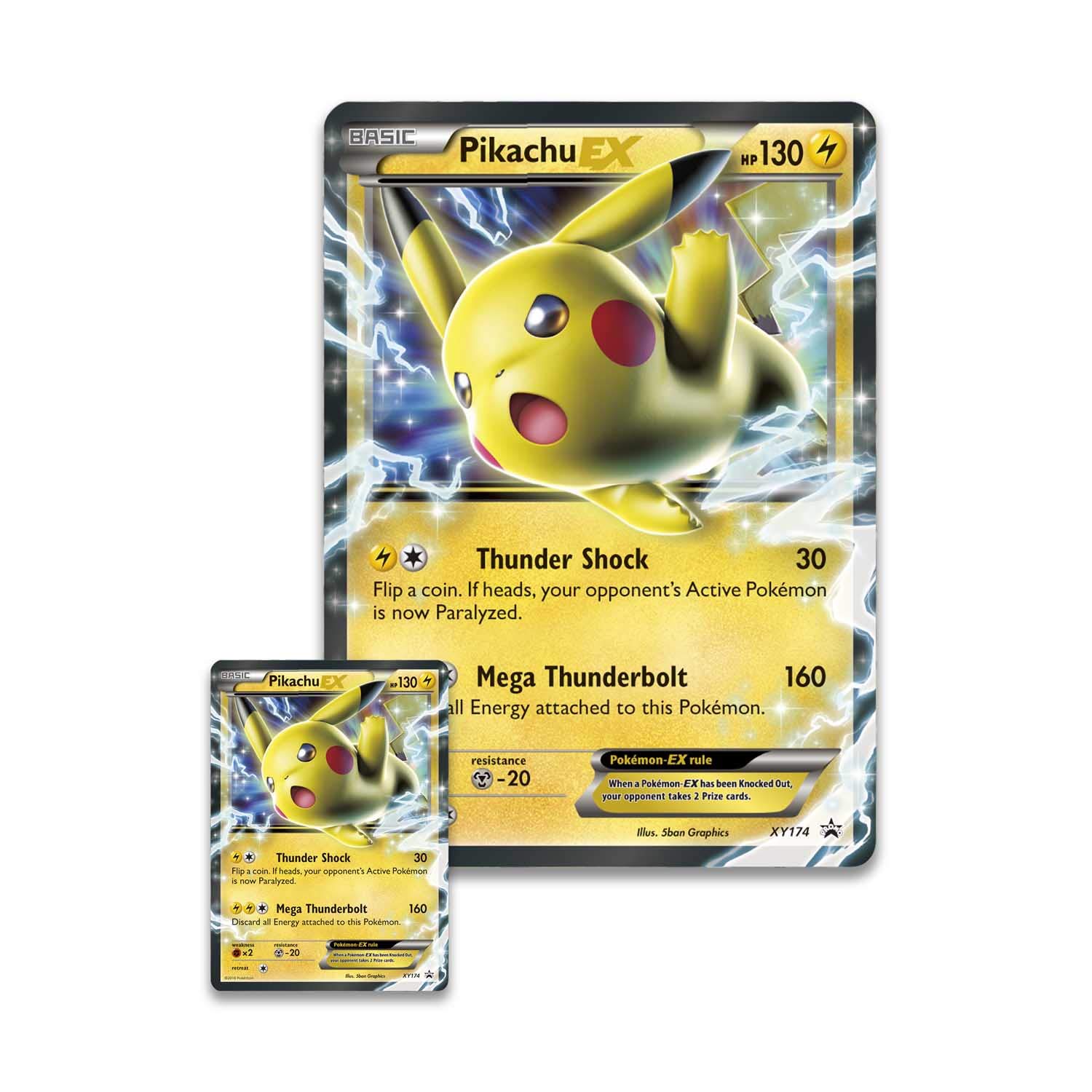 Pokemon TCG: Pikachu-EX Challenge Box + 2 Booster Pack + 1 Foil