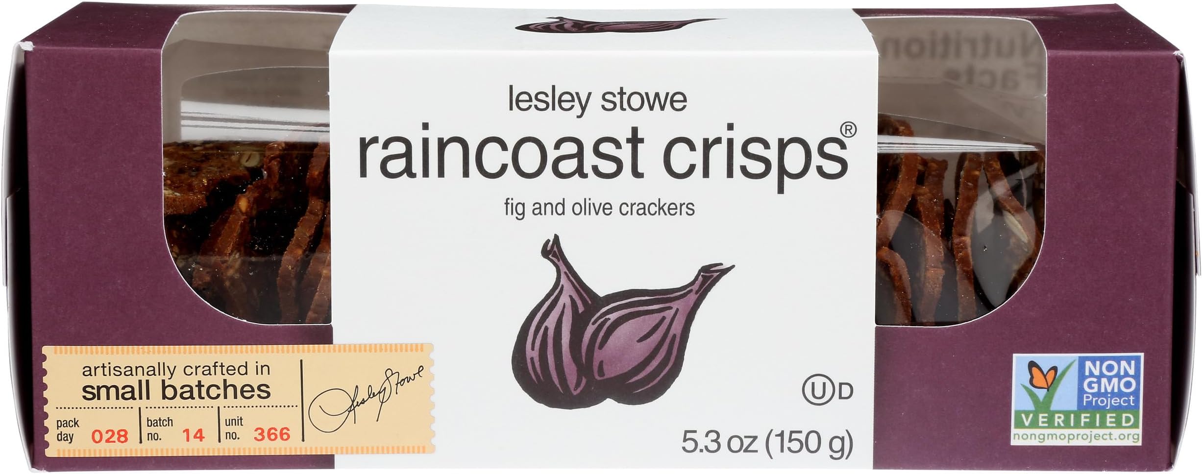 Raincoast Crisps, Crisps Fig Olive, 5.3 Ounce