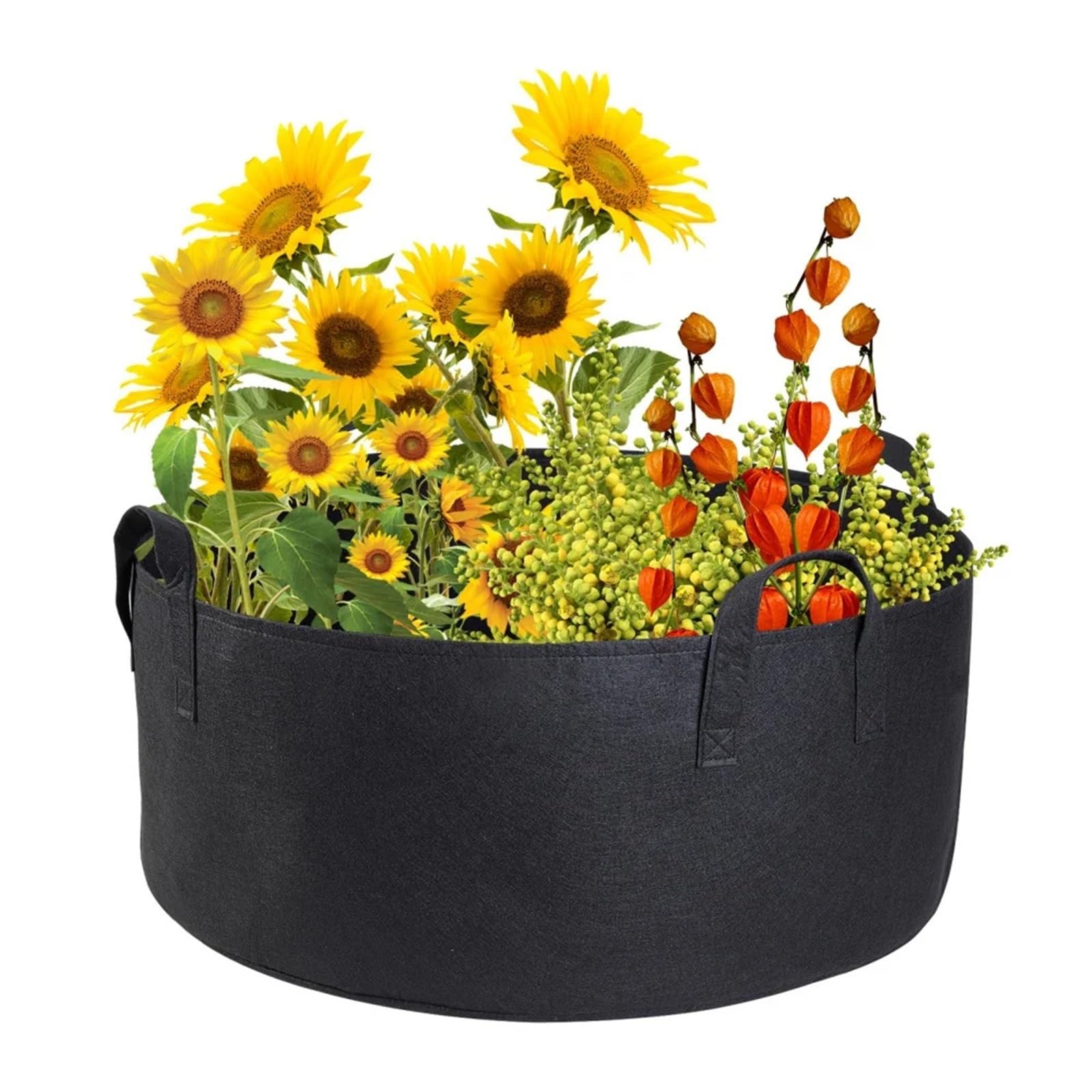 GIYXHU 2pcs 40 Gallon Large Seedling Cultivation Bag Indoor Outdoor Vegetable Grow Planter Growing Plant for Flowers Vegetables