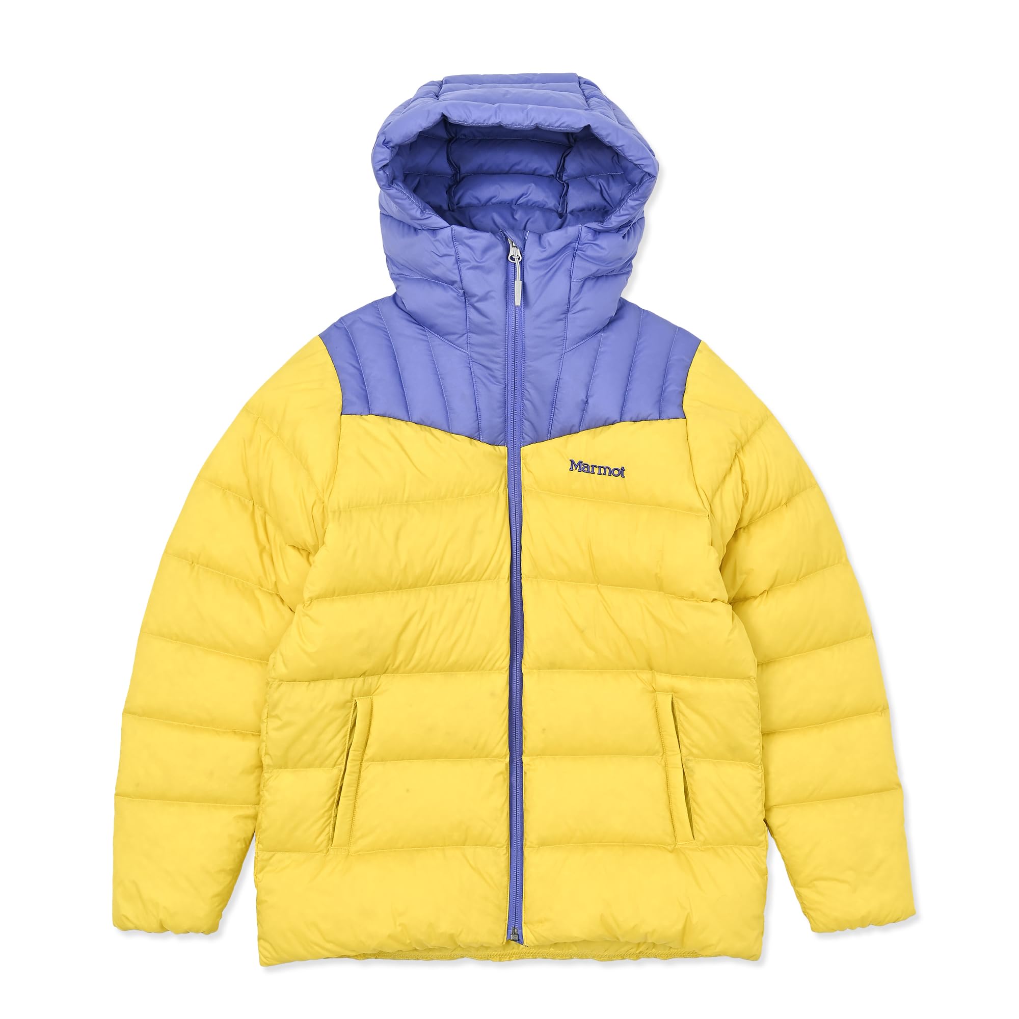 Amazon | W's Lance Down Hoodie YELLOW×PURPLE | コート・ジャケット 通販