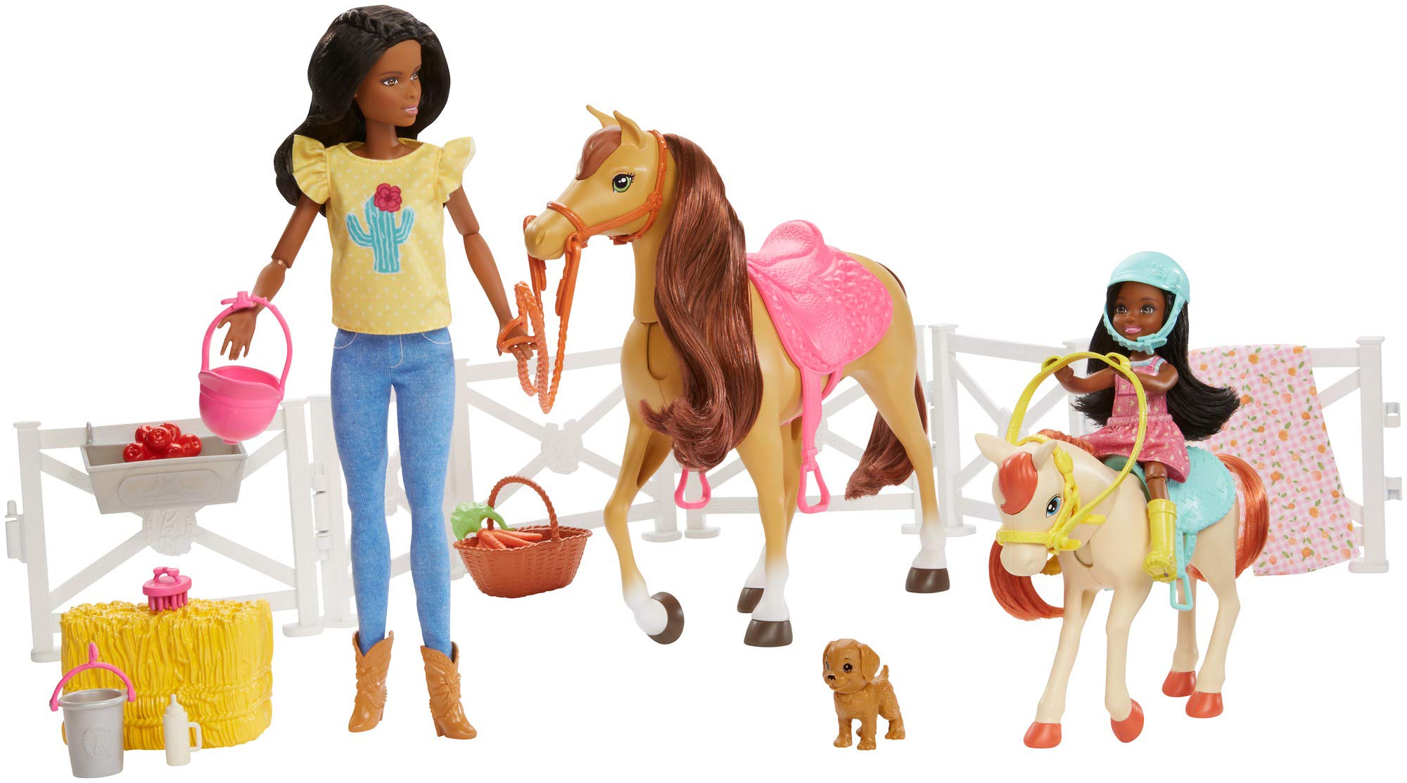 barbie hugs n horses