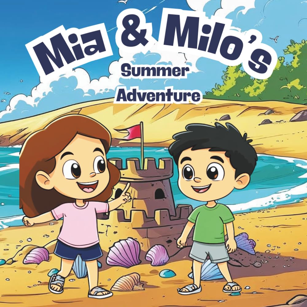 Mia & Milo’s Summer Adventure: A Children’s Storybook about beach, Friendship, and Imagination, with Two Curious Little Cousins