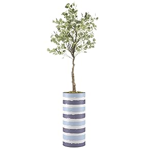 SIGNWIN Eucalyptus Tree with Navy & Light Blue...