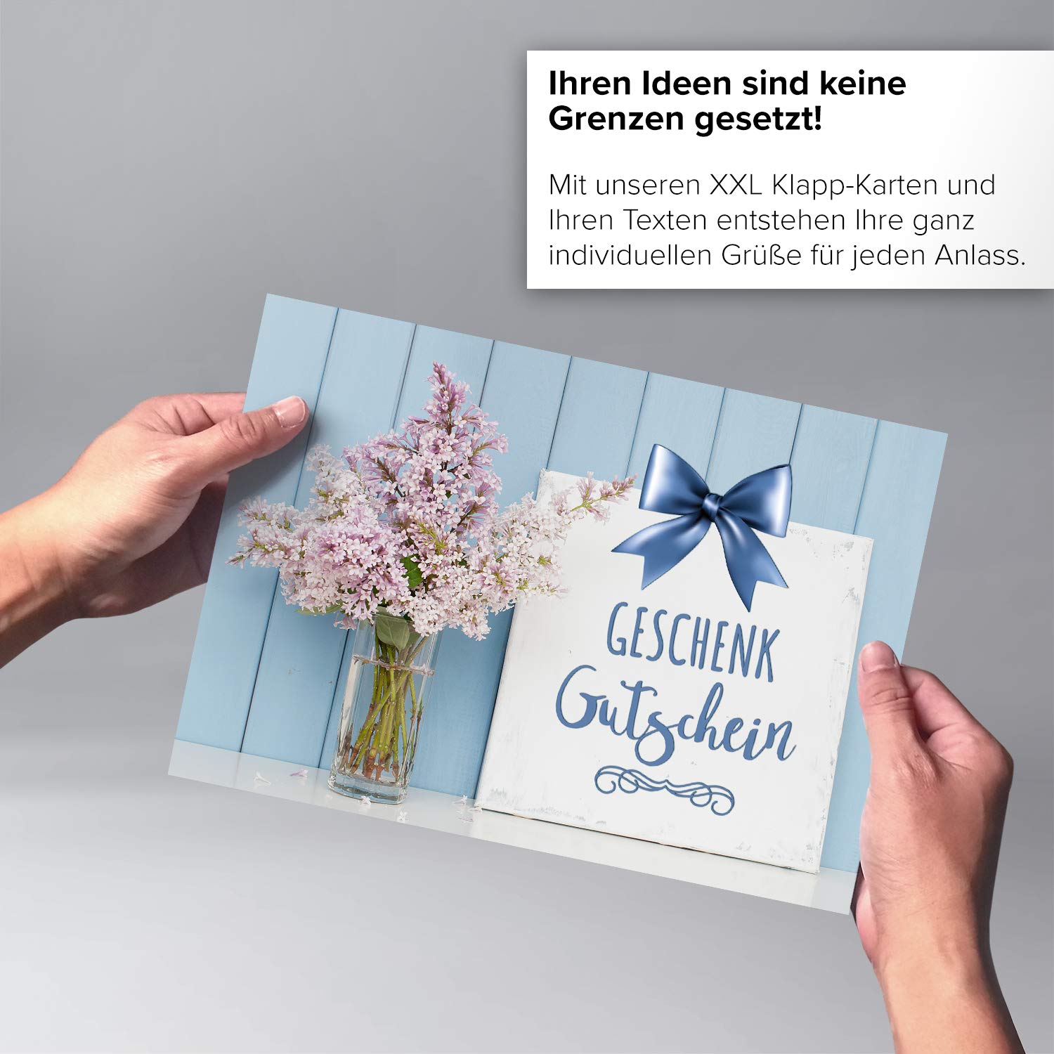 XXL Grußkarte DIN A4 'Blumenstrauß' – Klappkarte Mit Umschlag Für Geburtstag, Hochzeit & Mehr