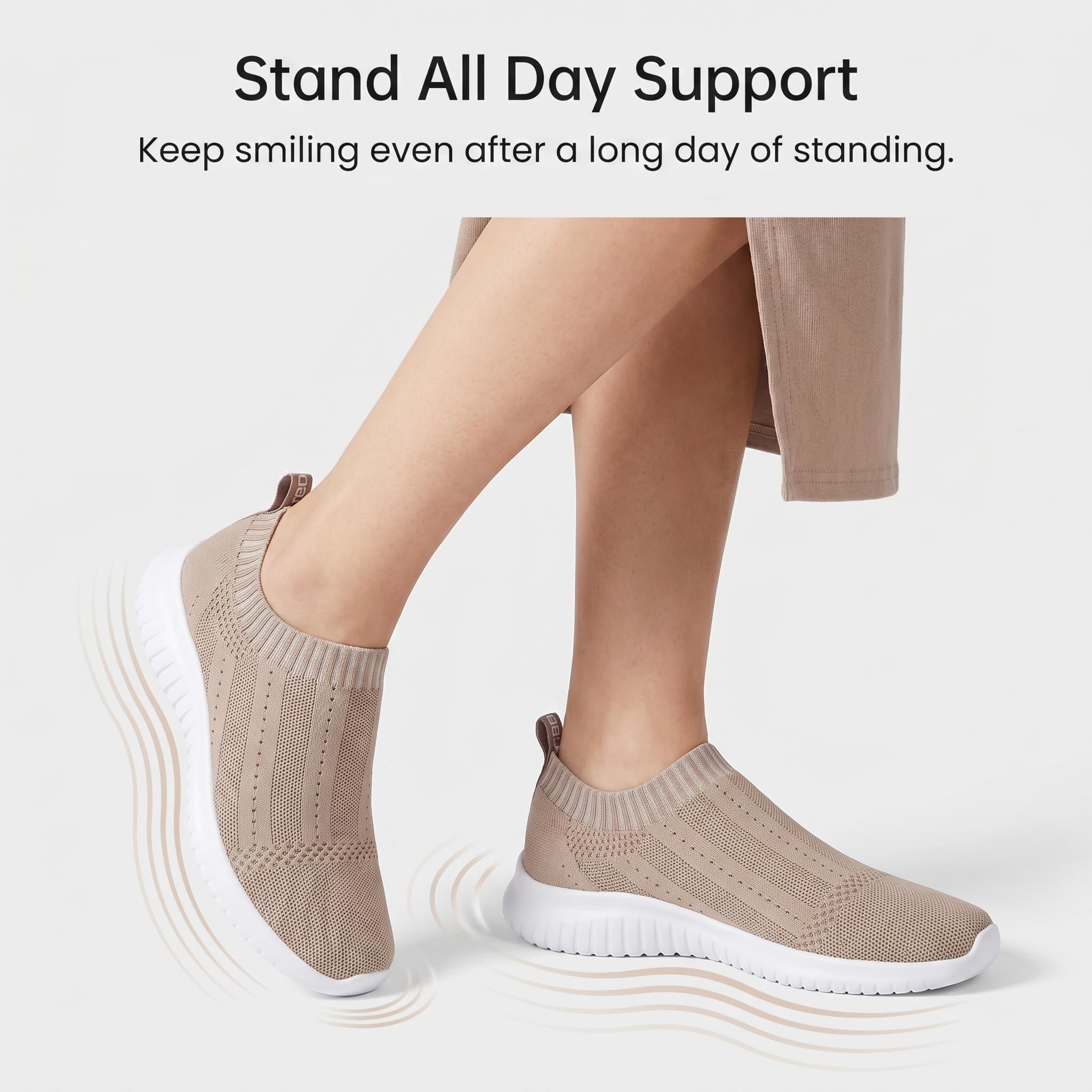 TIOSEBON Scarpe da Corsa per Donna Sportive e Casual in Mesh, Traspiranti, Leggere, Sneakers,