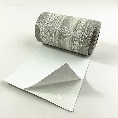 Miniatura 9 de Moyishi Papel de pared 3D de peonía real de 16.4 ft, fácil de aplicar (marrón)