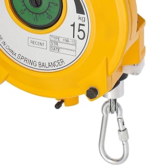 Spring Tool Balancer 20-33 lbs (9-15 kg), Retractable Tool Balancer with 6.23 ft Work Stroke, Heavy Duty Tool Holder with Adjustable Tension & Safety Lock for Assembly Line Workshop Industrial Use