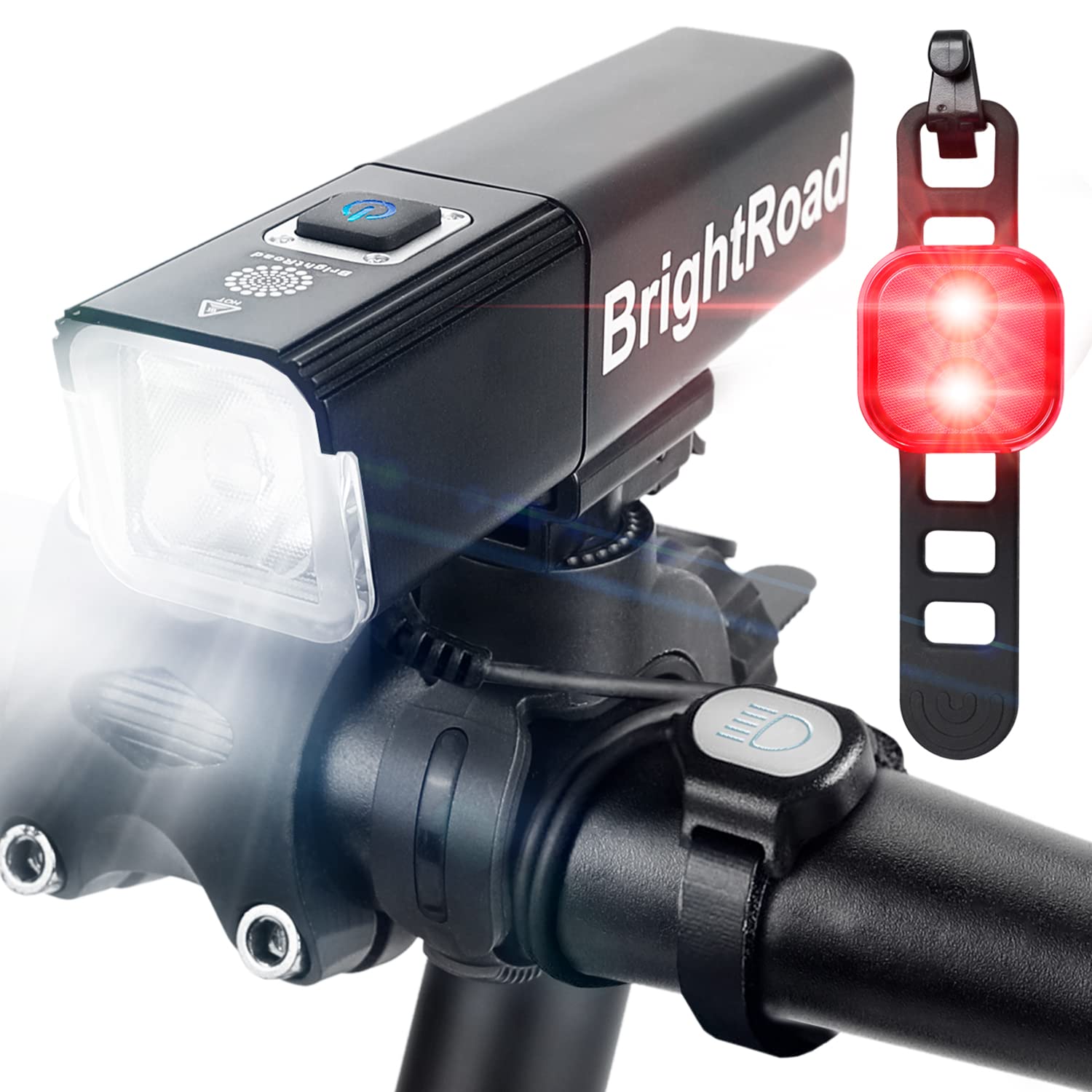Buy BrightRoad 2023 New 8000 Lumens Bike Lights Front and Back, Unique