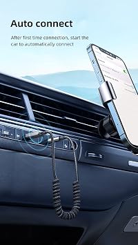 Mcdodo Bluetooth Car Receiver Aux, Grey