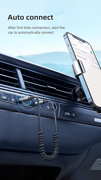 Mcdodo Bluetooth Car Receiver Aux, Grey
