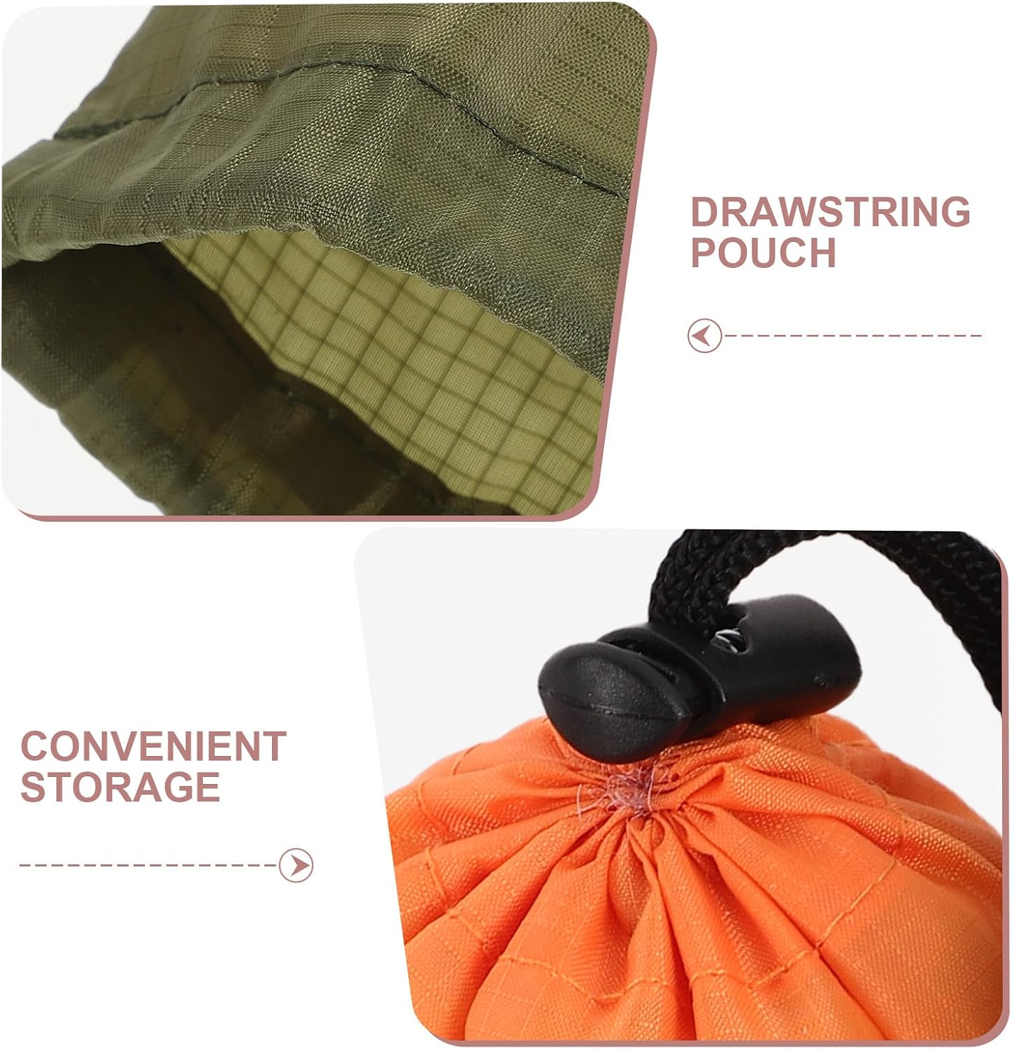 4pcs Raincoat Bag: Rain Jacket Storage Bag, Wet Clothes/Socks/Underwear Storage Mesh Drawstring Pouch Organizer for Cycling Outdoor Travel