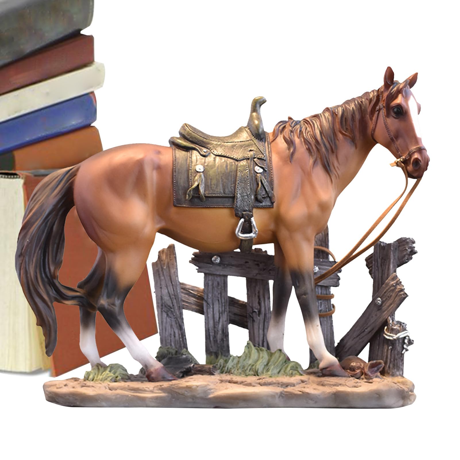 Skulptur Figur - Harz Figur | Kollektion Weißes Figur | Home Tischdeko Deko Sammelfigur Schreibtisch Ornament für Wohnzimmer Dekoration
