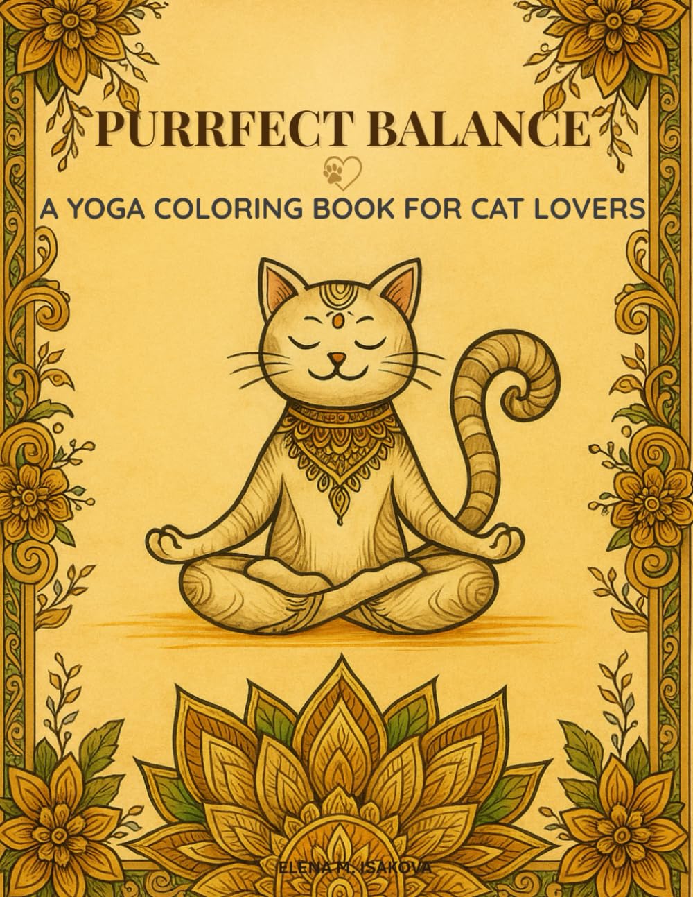 Purrfect Balance: A Yoga Coloring Book for Cat Lovers