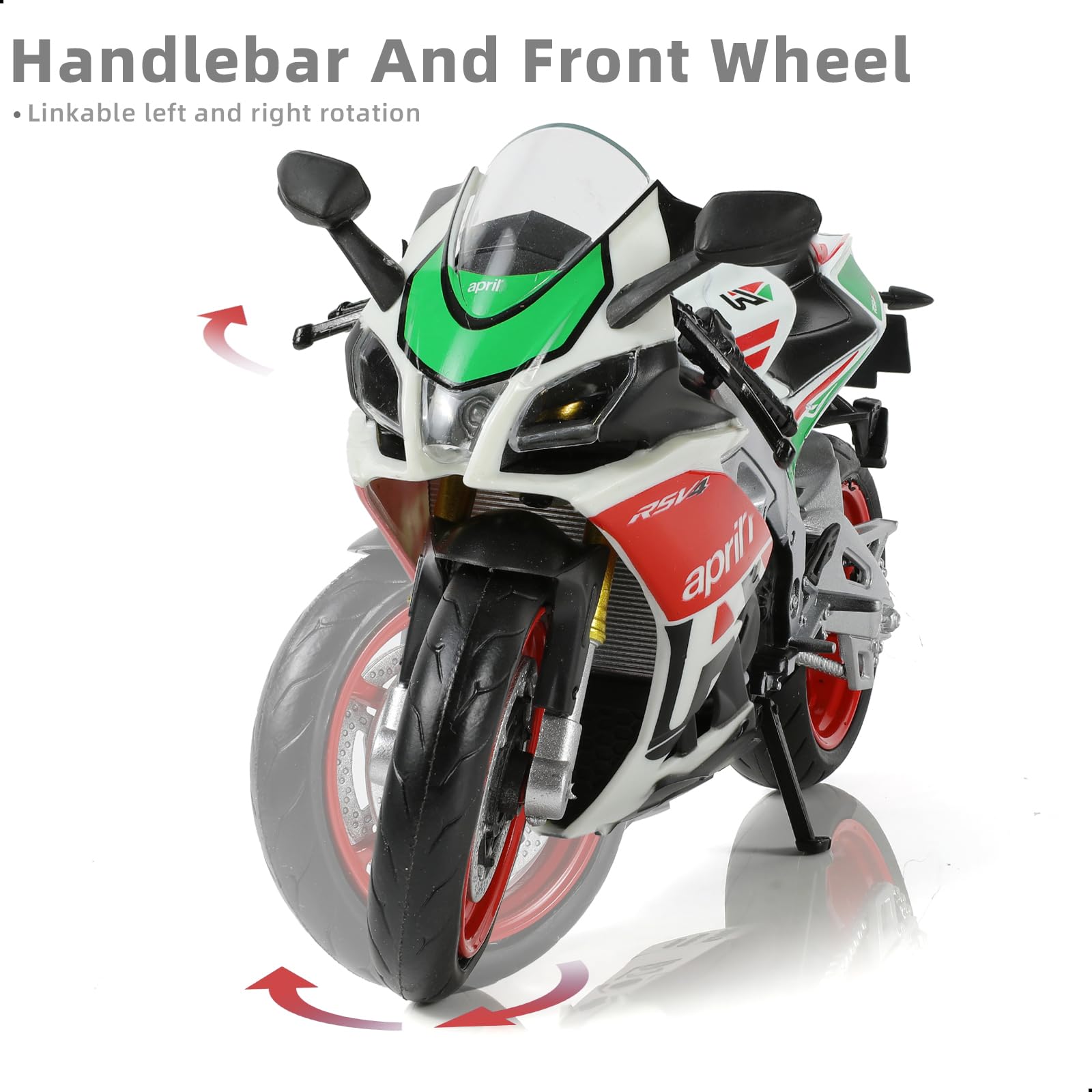 Risopen Mini Moto S1000RR 1/12 Alliage Métal Diecast Argent - Modèle Réaliste Pour Collection Et Cadeau