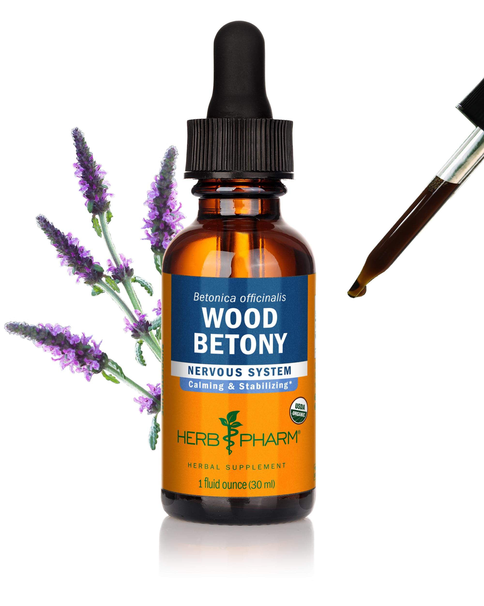 Amazon.com: Herb Pharm Certified Organic Wood Betony Liquid