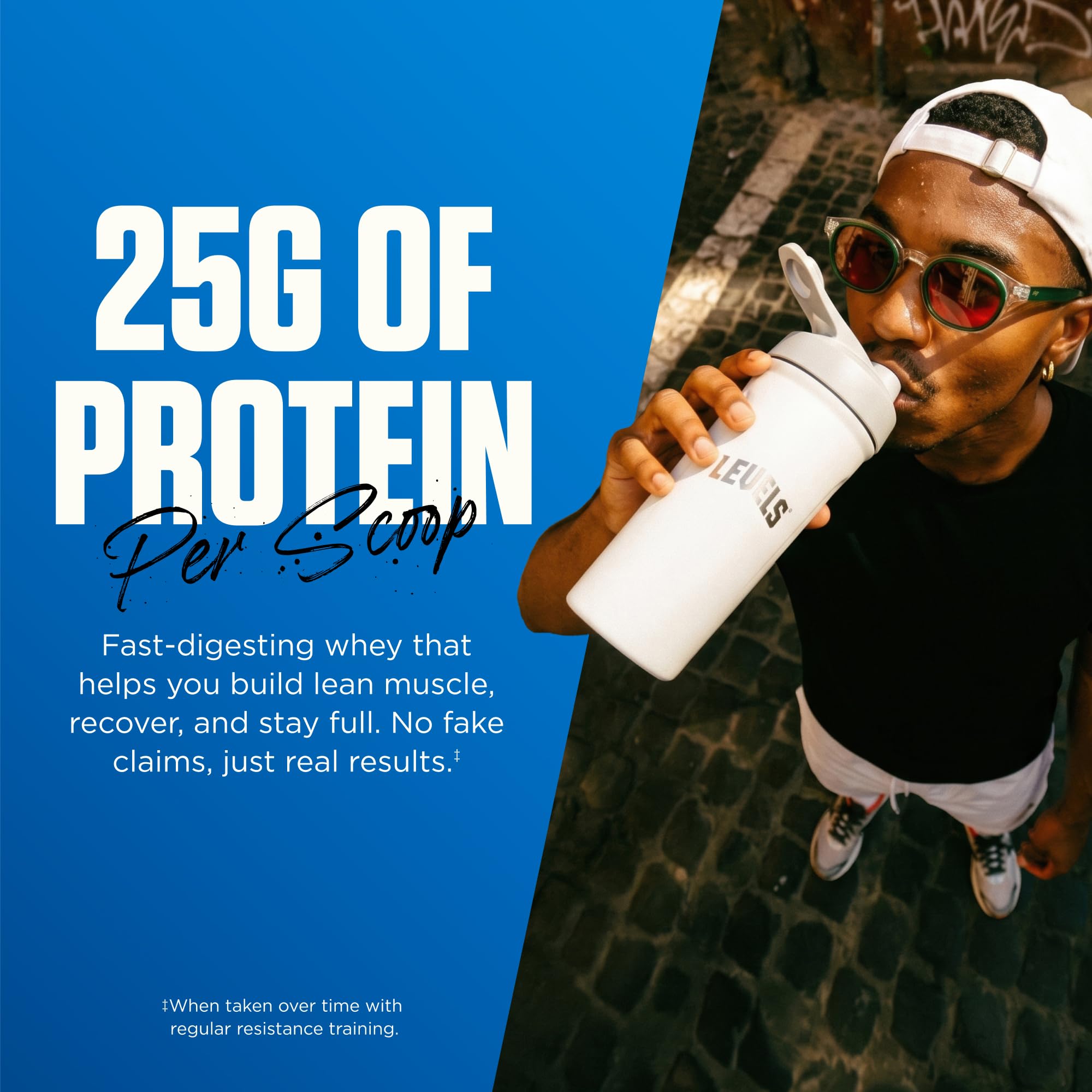 Levels Whey Protein Powder, No Artificial Ingredients, Unflavored, 5LB — Amazon image 5