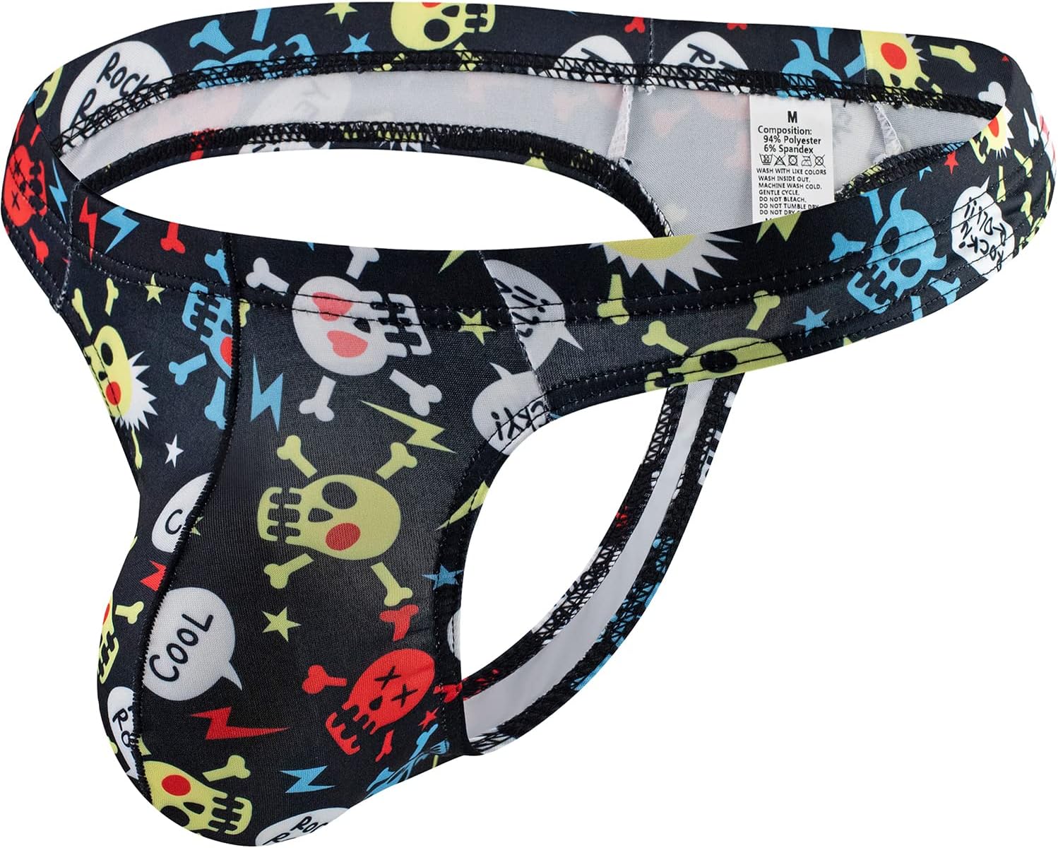 iKingsky Men's Printed Thong Underwear Low Rise Bulge Thong Sexy T-back Under Panties for Men - Image 2