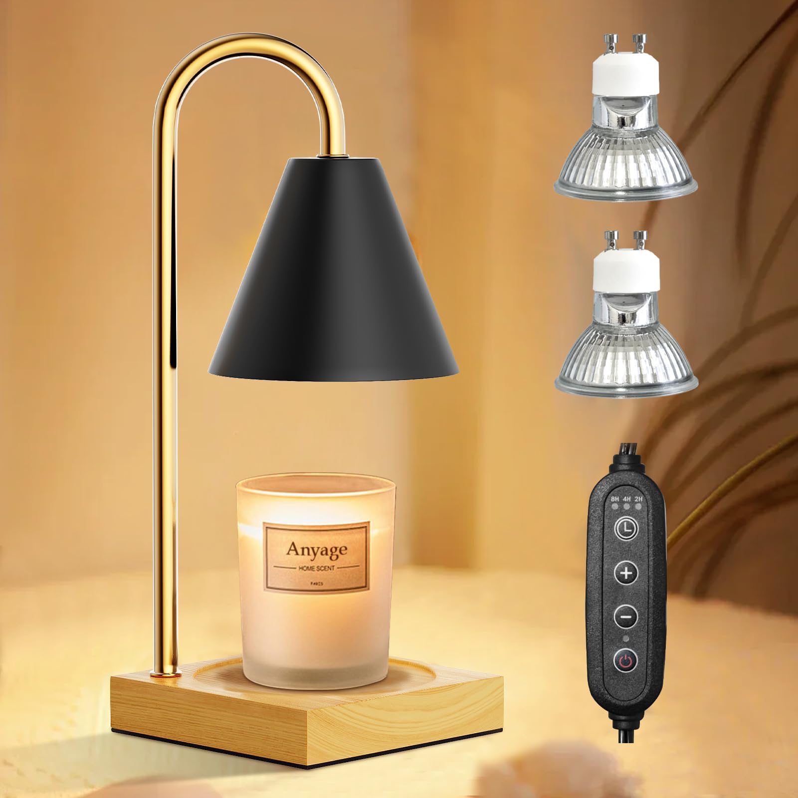 Rundik Candle Warmer Lamp, Electric Candle Lamp Warmer with