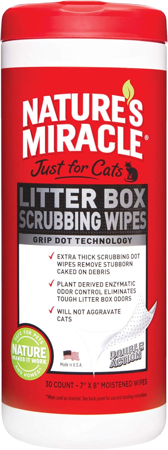 Nature's Miracle Just for Litter Box Scrubbing Wipes