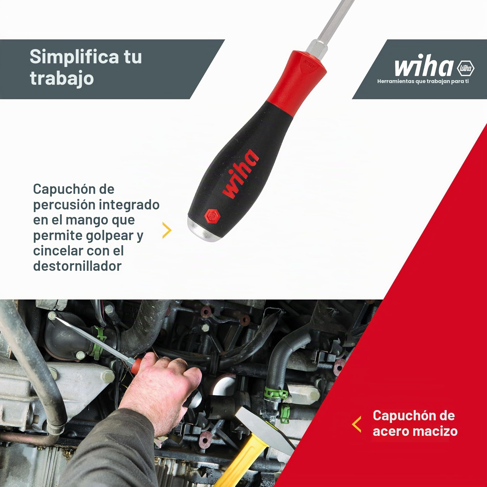 Juego de destornilladores SoftFinish® 530SF HK6 SATZ 6-tlg; Schlitz/PH