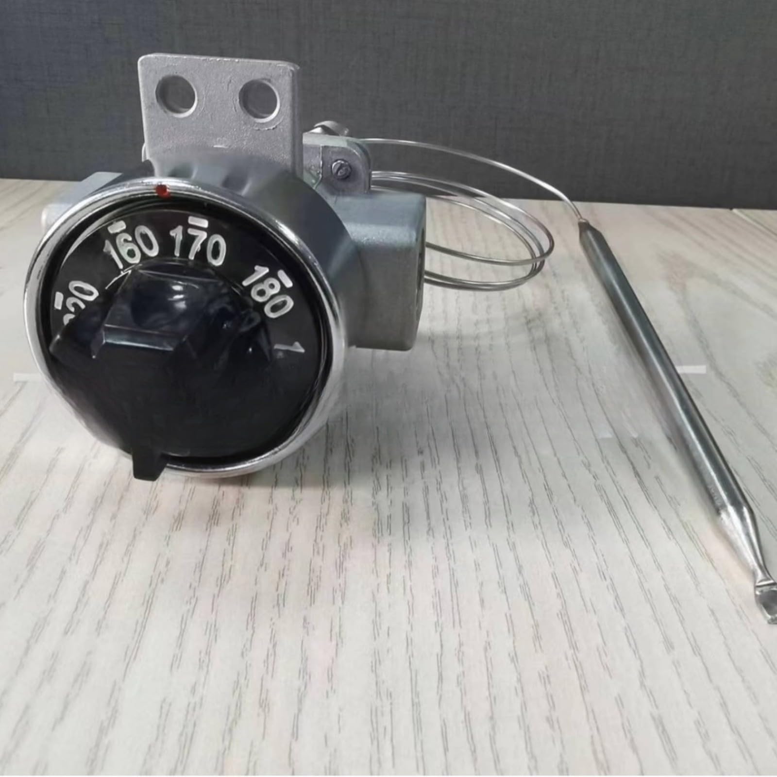 Válvula de gas ajustable, válvula de mariposa de acero inoxidable de alta presión para electrodomésticos de cocina con control de temperatura 100C a 220C Diseño de flujo unidireccional