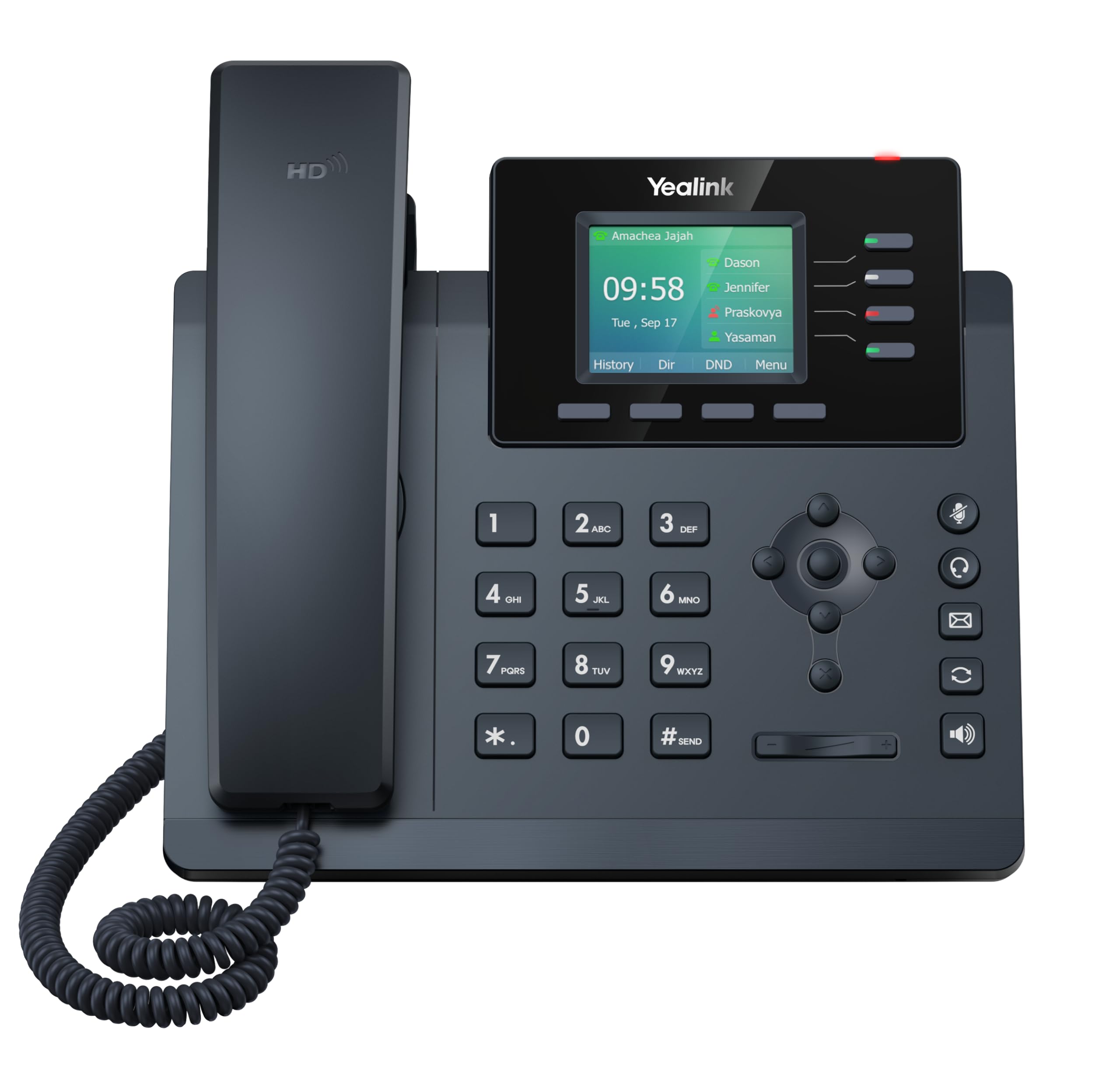 Yealink 1301037 Sip-T34W Ip Phone Black 4