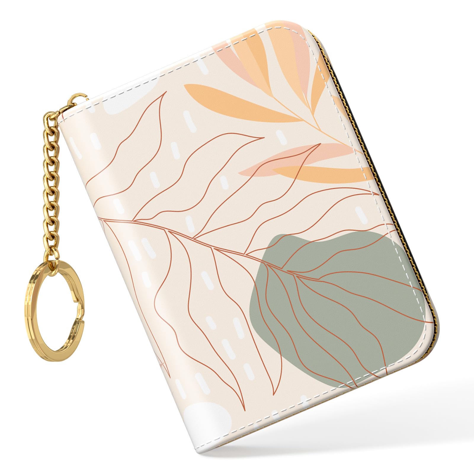 Nipichsha Credit Card Holder Small RFID Card Wallet for Women Slim Leather Card Holder Wallet Credit Card Wallet